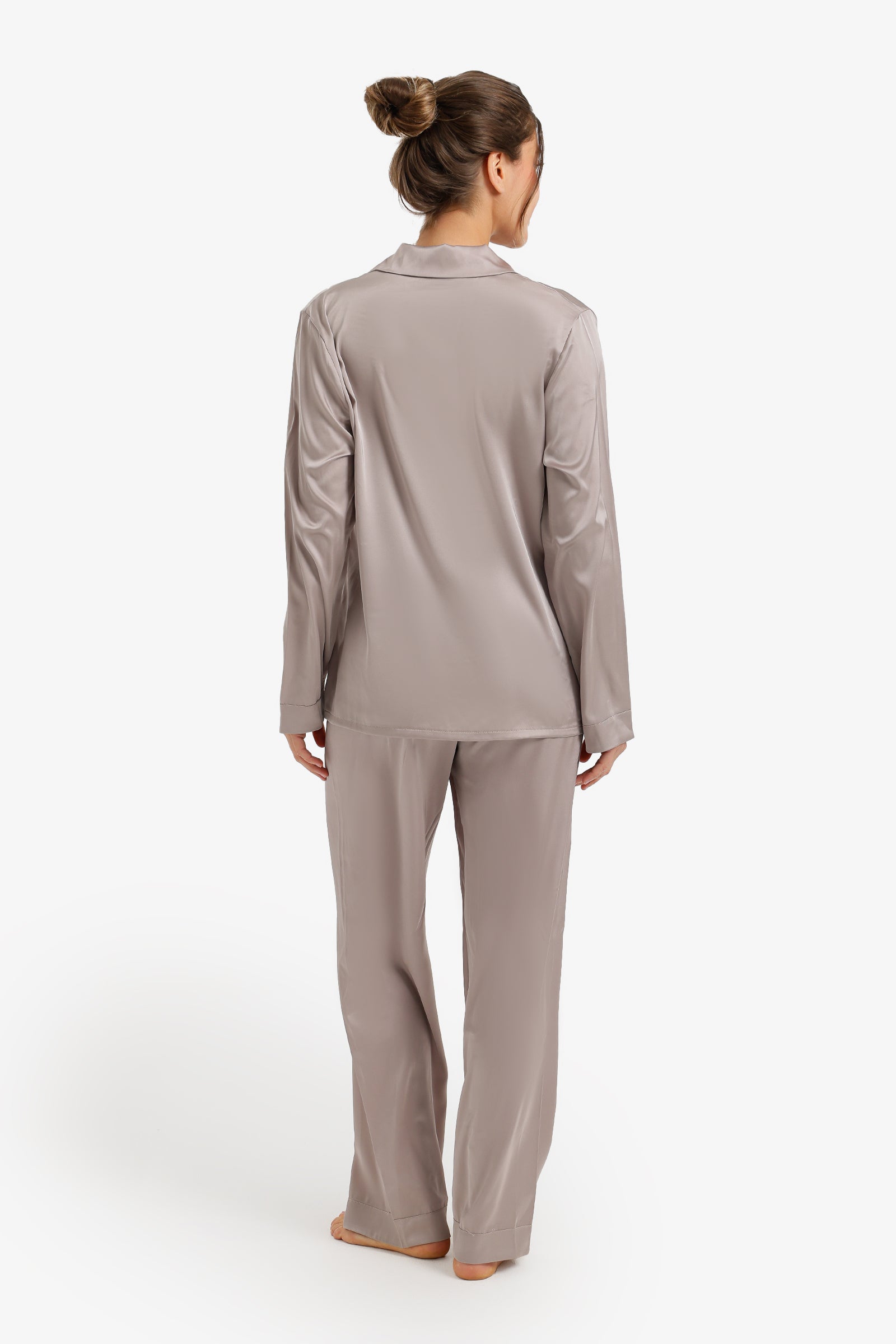 Satin Buttoned Pyjama Set