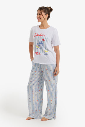 "Sardine Club" Pyjama Set