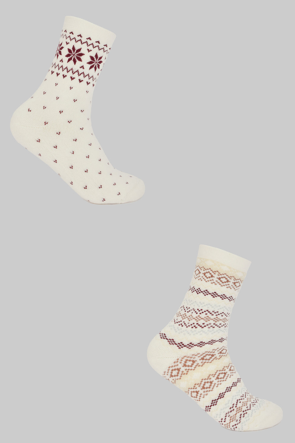 Cozy Christmas Socks - 2 Pairs