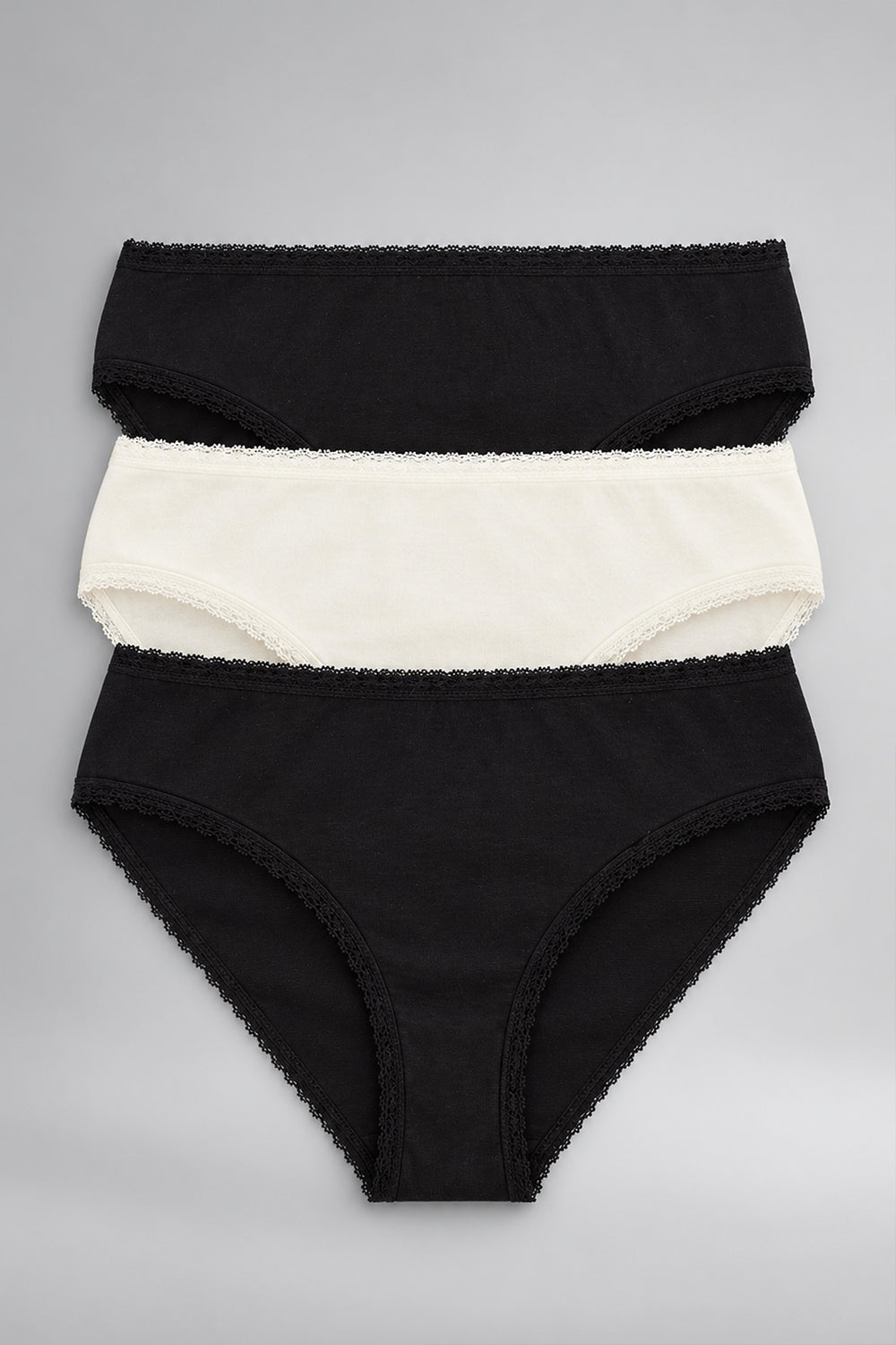 Pack of 3 Colored Bikini Panties