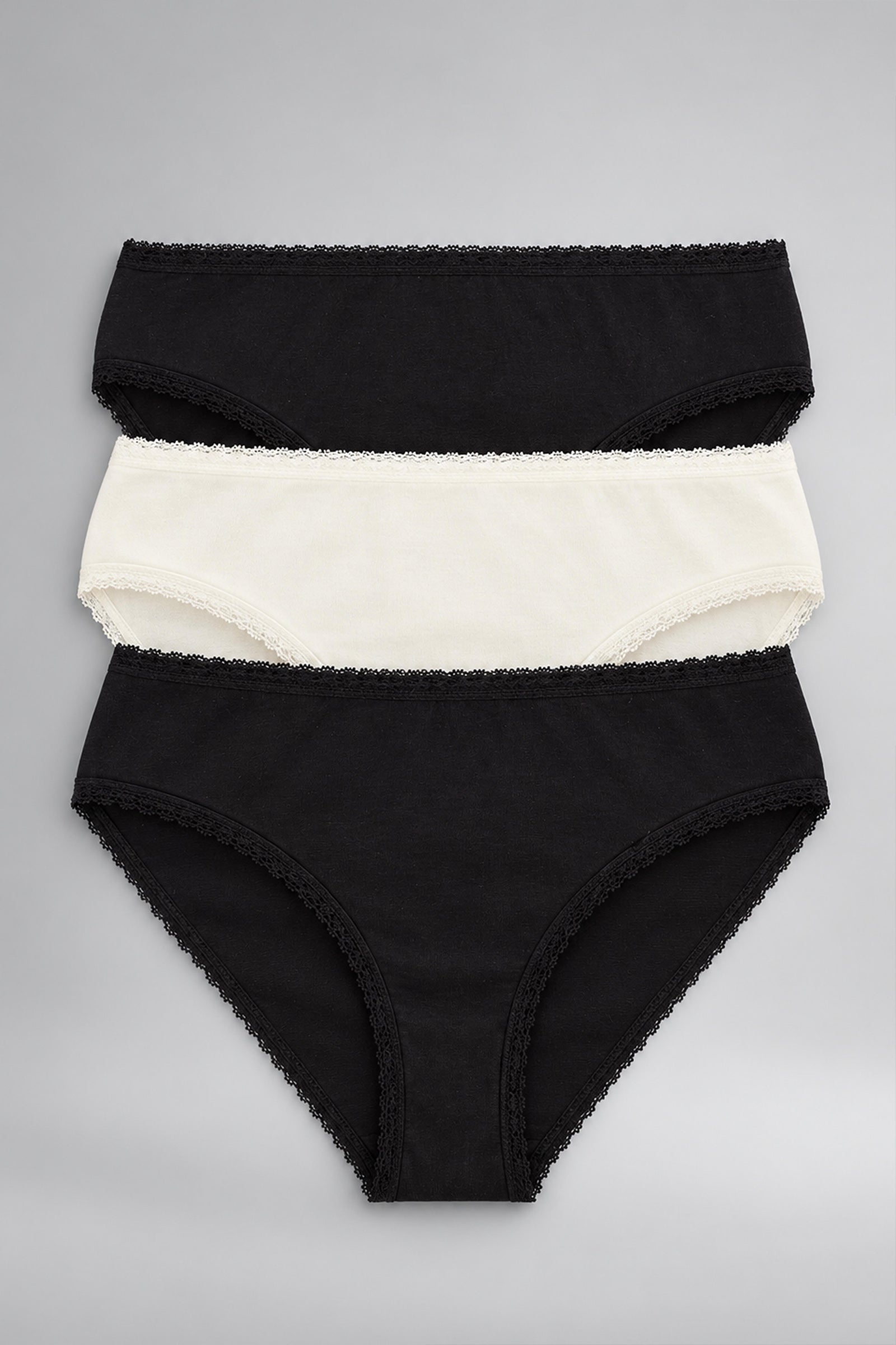 Pack of 3 Colored Bikini Panties