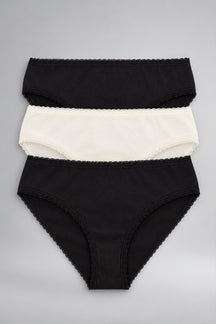 Pack of 3 Colored Bikini Panties