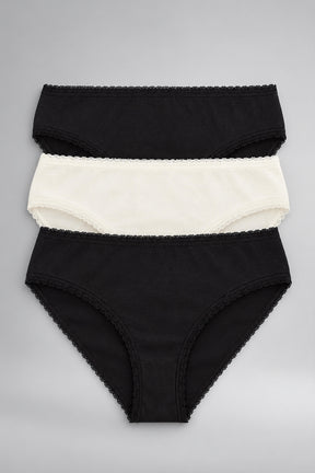 Pack of 3 Colored Bikini Panties