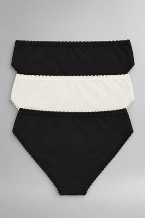 Pack of 3 Colored Bikini Panties