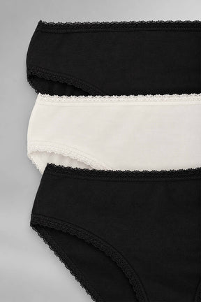 Pack of 3 Colored Bikini Panties