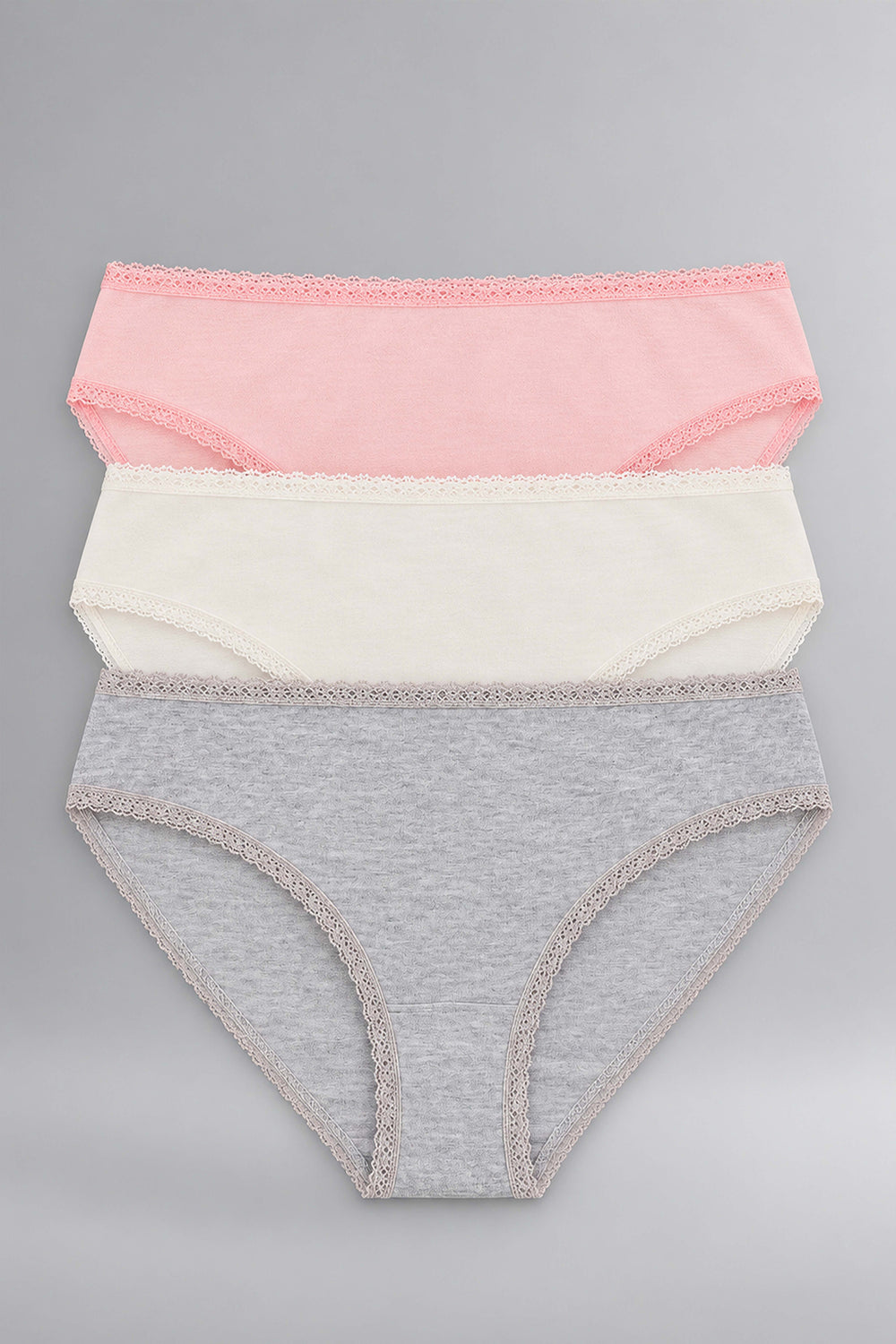Pack of 3 Colored Bikini Panties