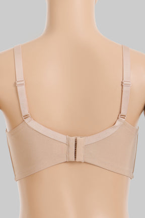 Tulle-Detailed Wireless Bra