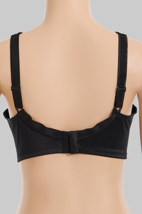 Tulle-Panel Minimizer Bra
