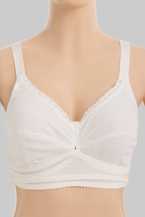 Lace Crossover Minimizer Bra