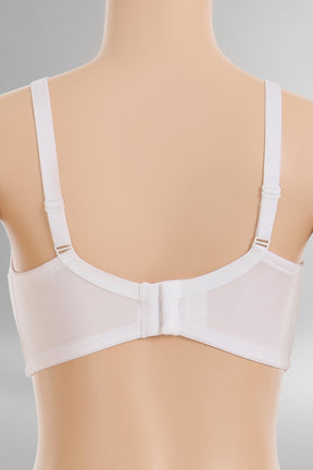 Tulle-Detailed Wireless Bra