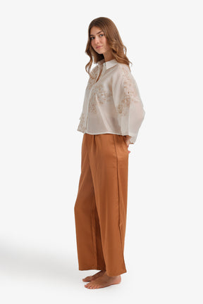 Relaxed Embroidered Pyjama