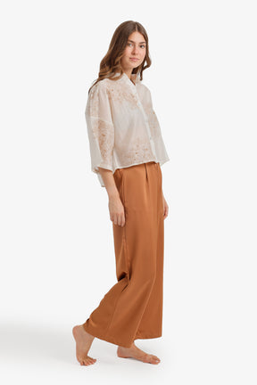 Relaxed Embroidered Pyjama