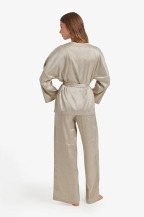 3-Piece Lace Detail Pyjama
