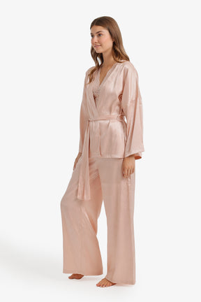 3-Piece Lace Detail Pyjama