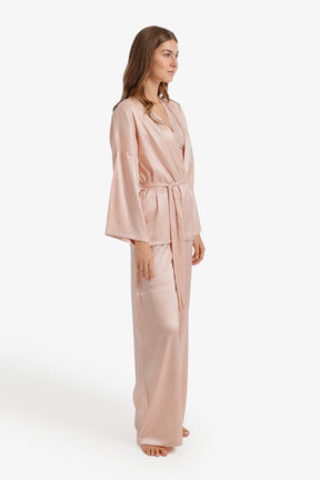 3-Piece Lace Detail Pyjama