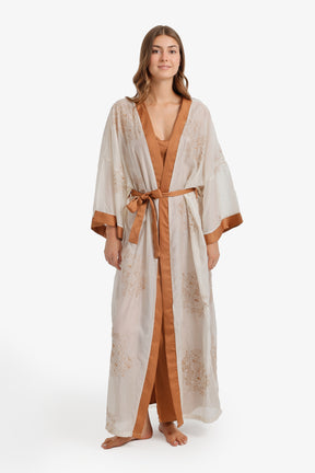 Embroidered Nightgown Set