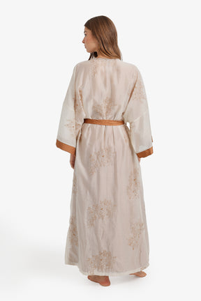 Embroidered Nightgown Set