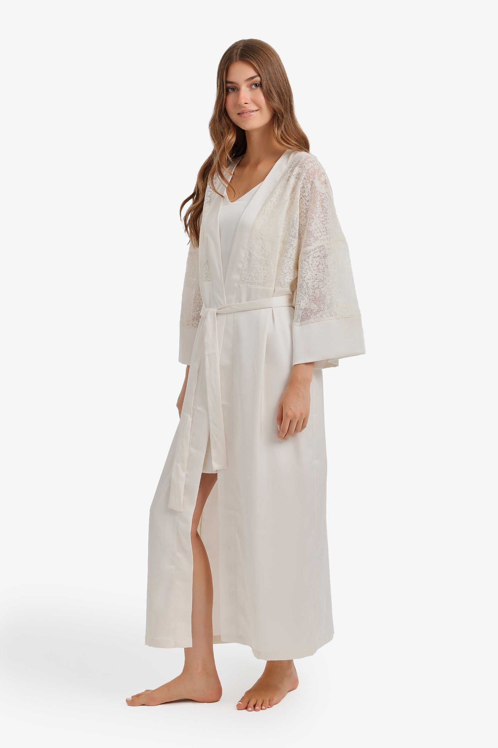 Lace Detail Nightgown Set