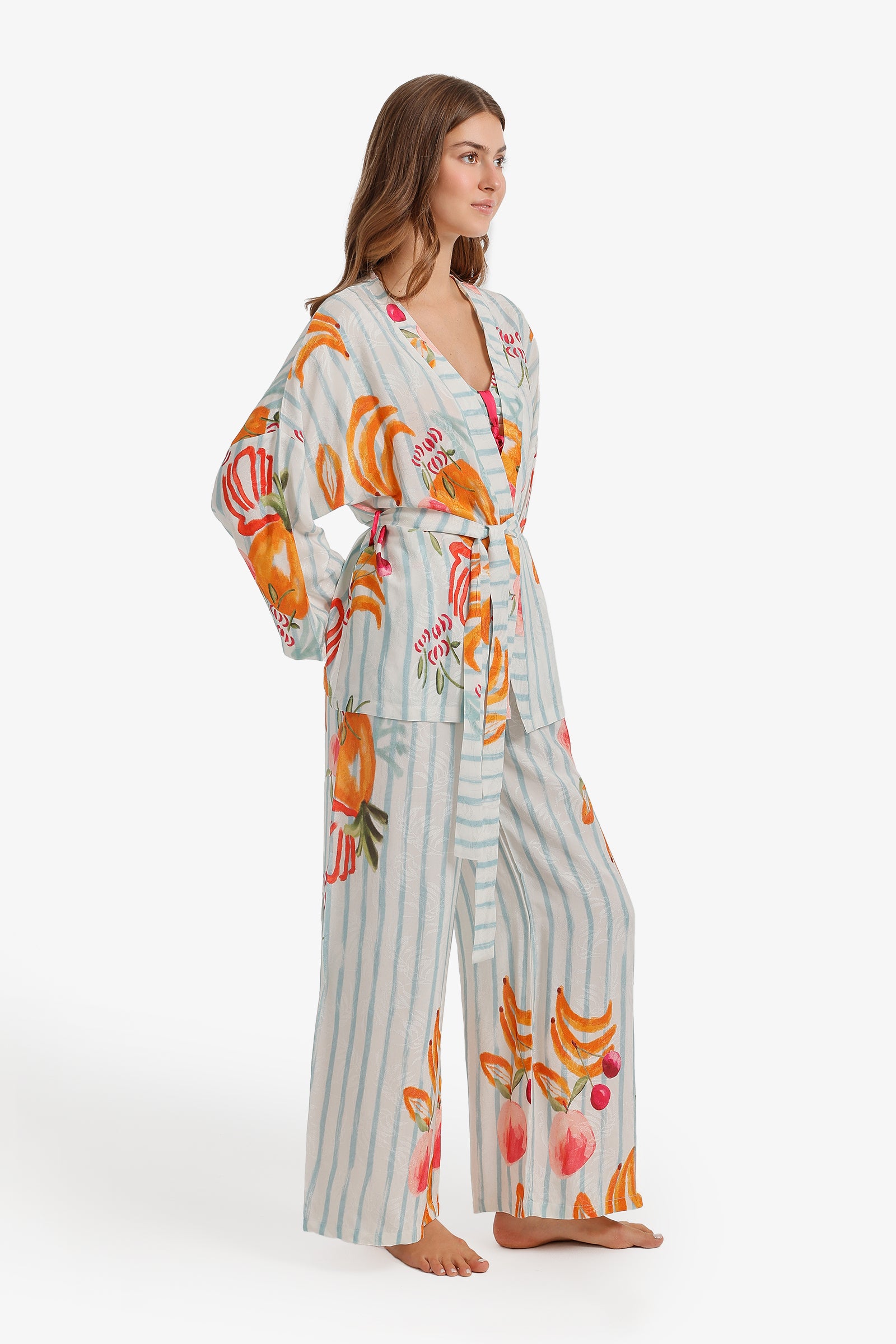 Striped Fruit 3-Piece Pyjama