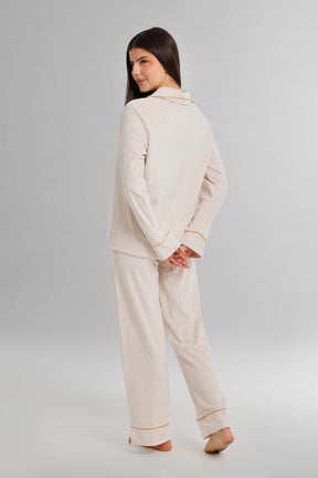 Double-Breasted Velvet Pyjama