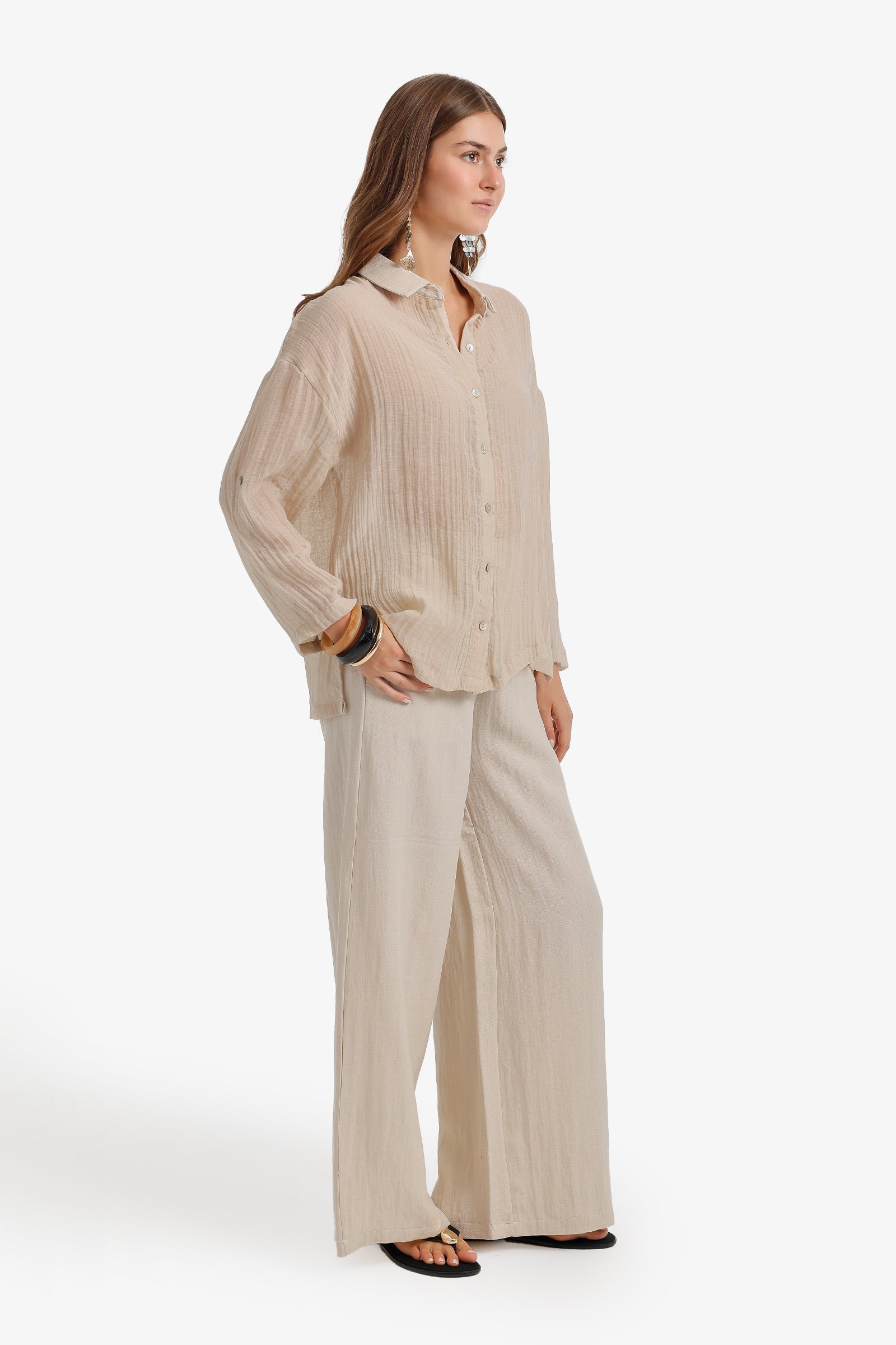 Relaxed Buttoned Set