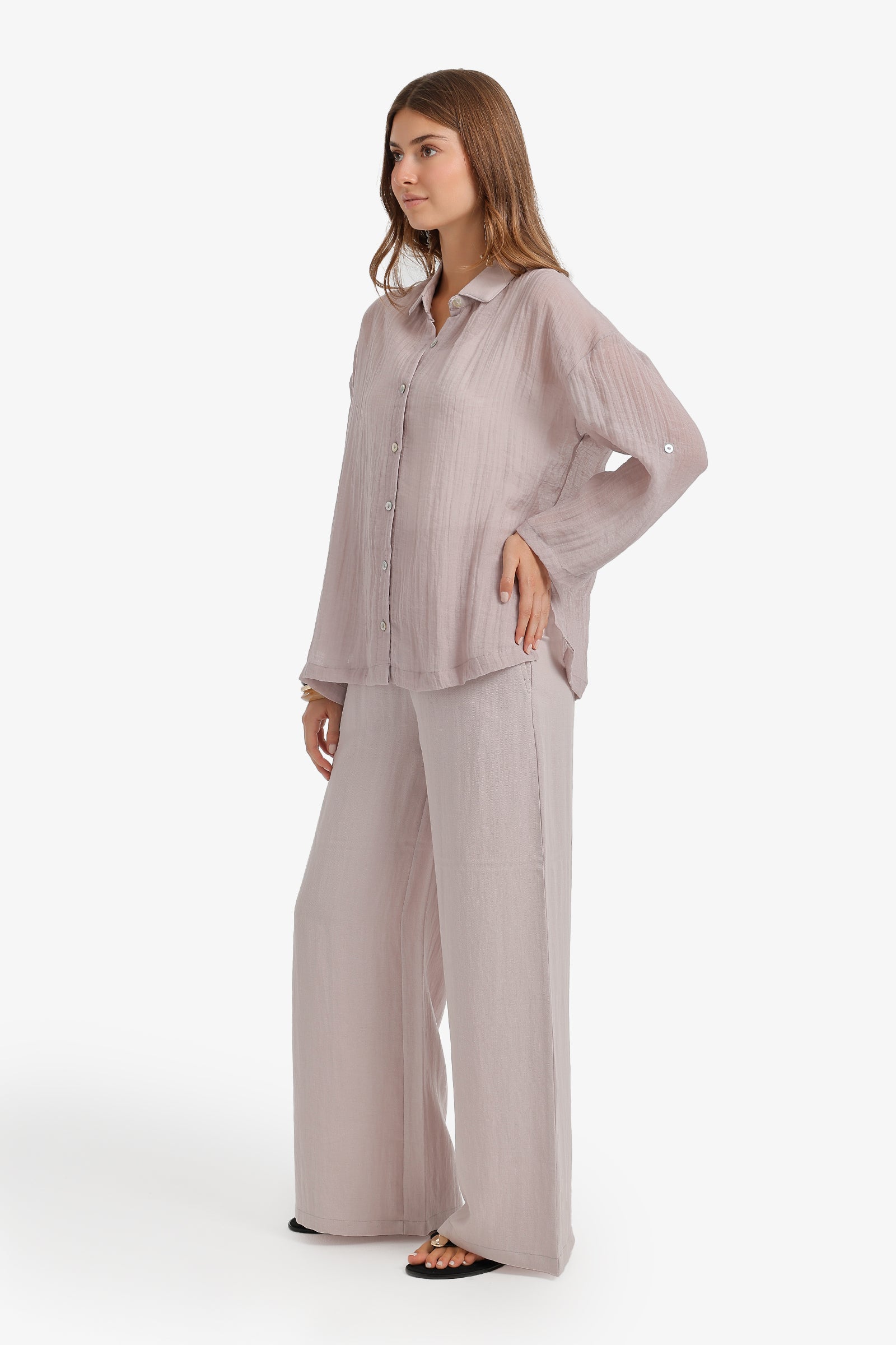 Relaxed Buttoned Set