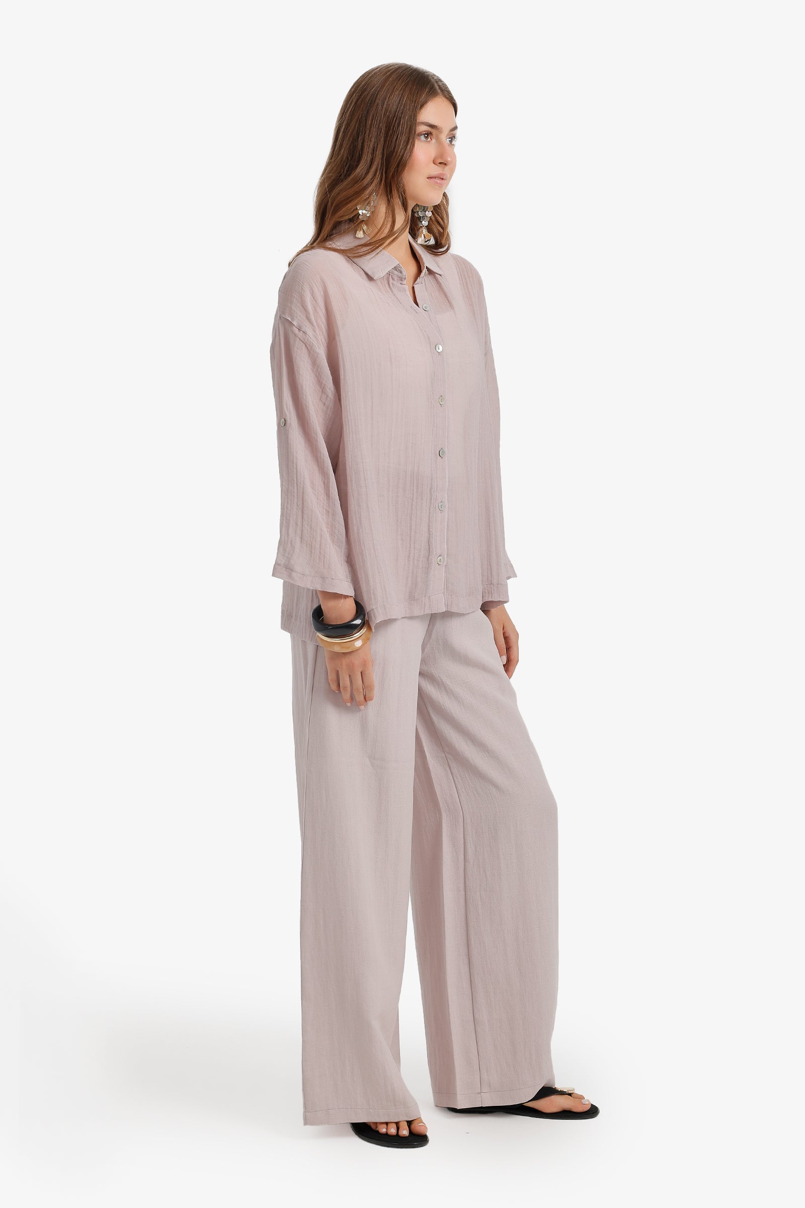 Relaxed Buttoned Set