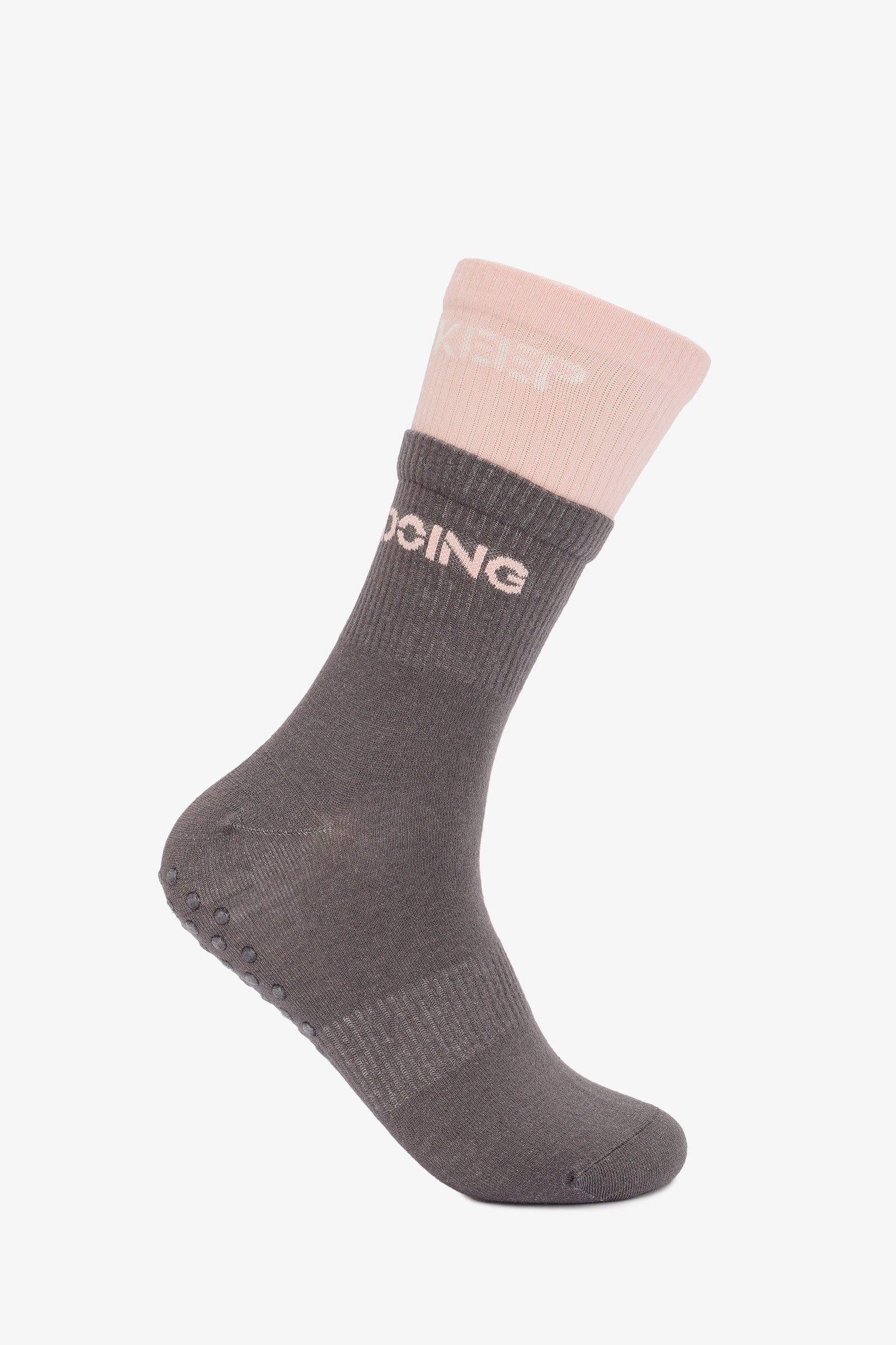 Two Tone Grip Socks