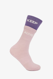 Two Tone Grip Socks