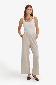 High Waist Pocketed Pants
