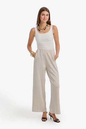 High Waist Pocketed Pants