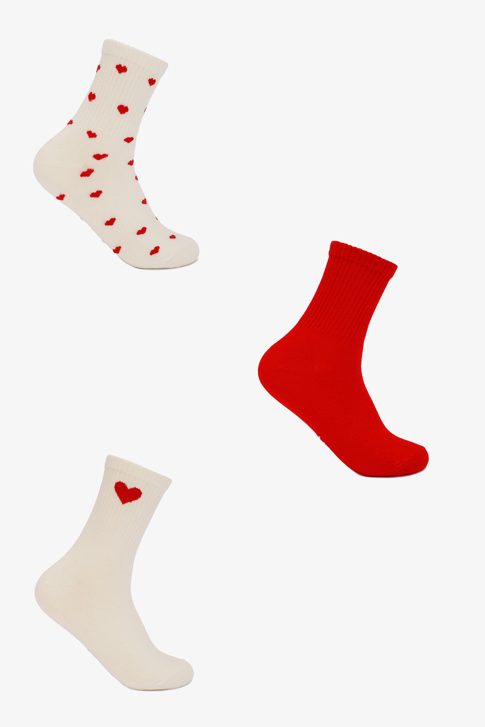 Mixed Design Socks - 3 Pairs