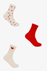 Mixed Design Socks - 3 Pairs