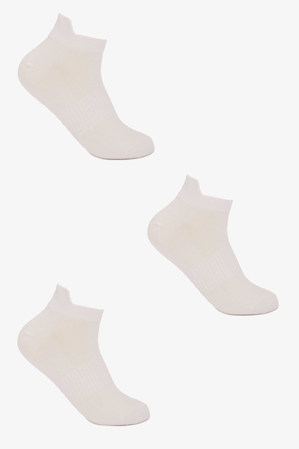Ribbed Arch Socks - 3 Pairs