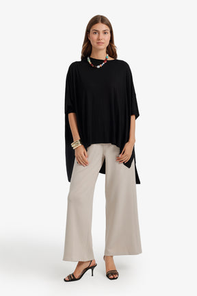 Flowy Asymmetric Poncho