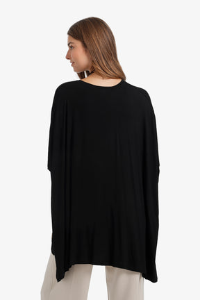 Flowy Asymmetric Poncho