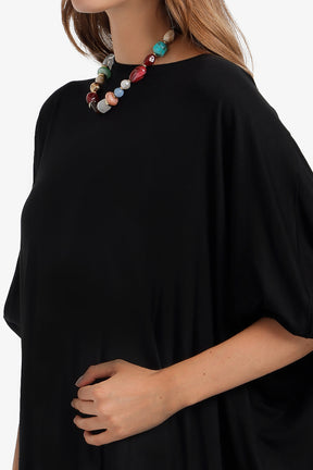 Flowy Asymmetric Poncho