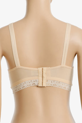 Lace-Trim Wireless Bra