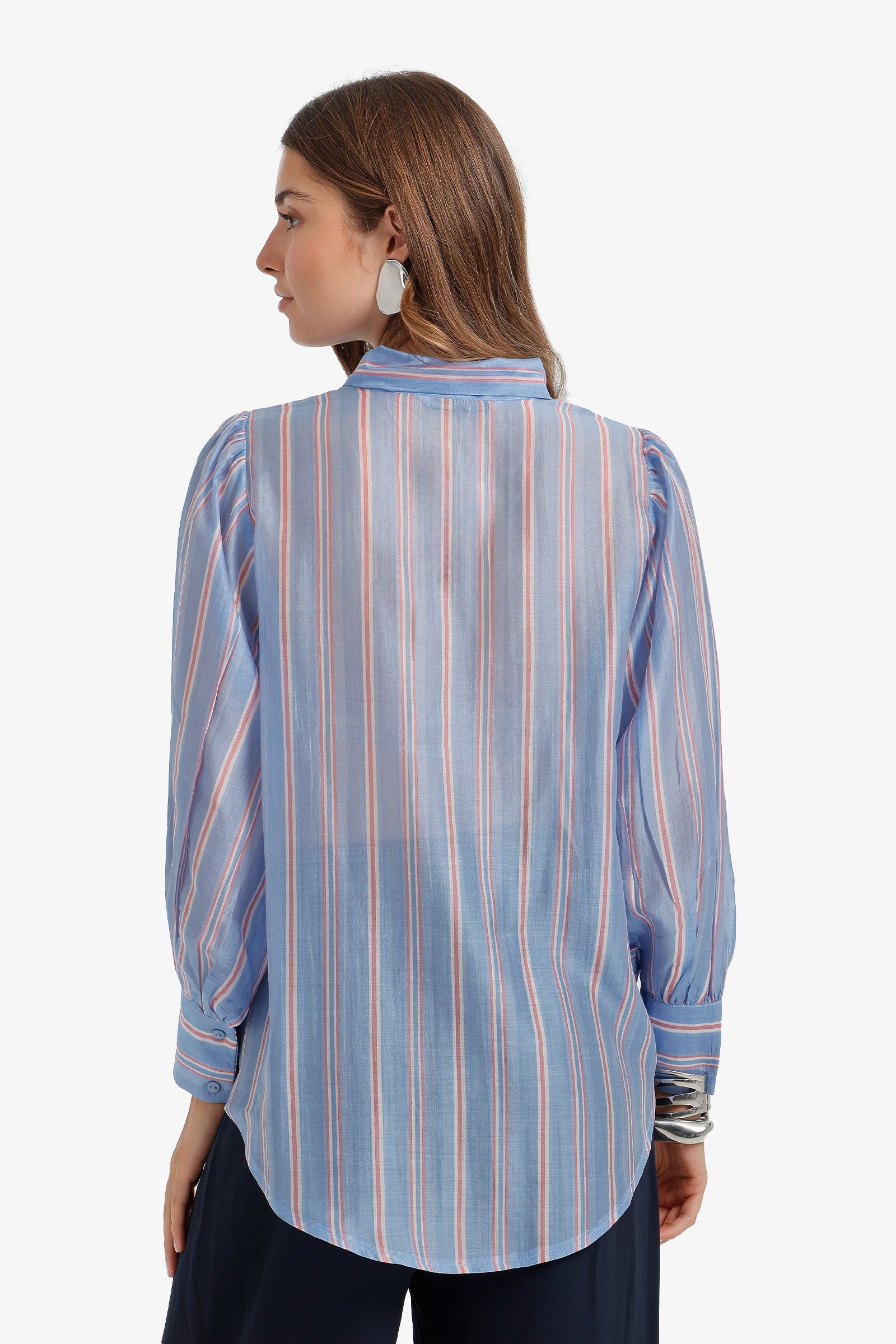 Bow-Tie Neck Blouse