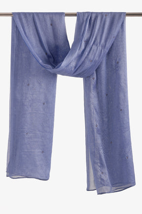 Embroidered Clusters Scarf
