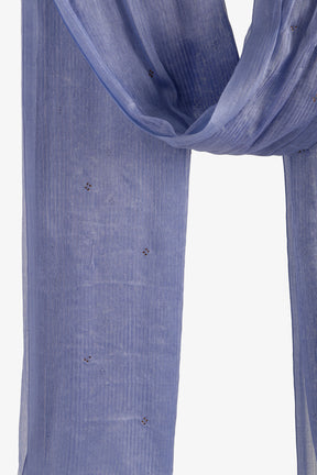 Embroidered Clusters Scarf
