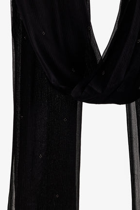 Embroidered Clusters Scarf