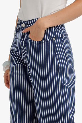 Striped Straight Pants
