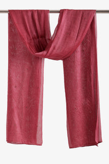 Embroidered Clusters Scarf