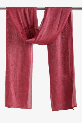 Embroidered Clusters Scarf