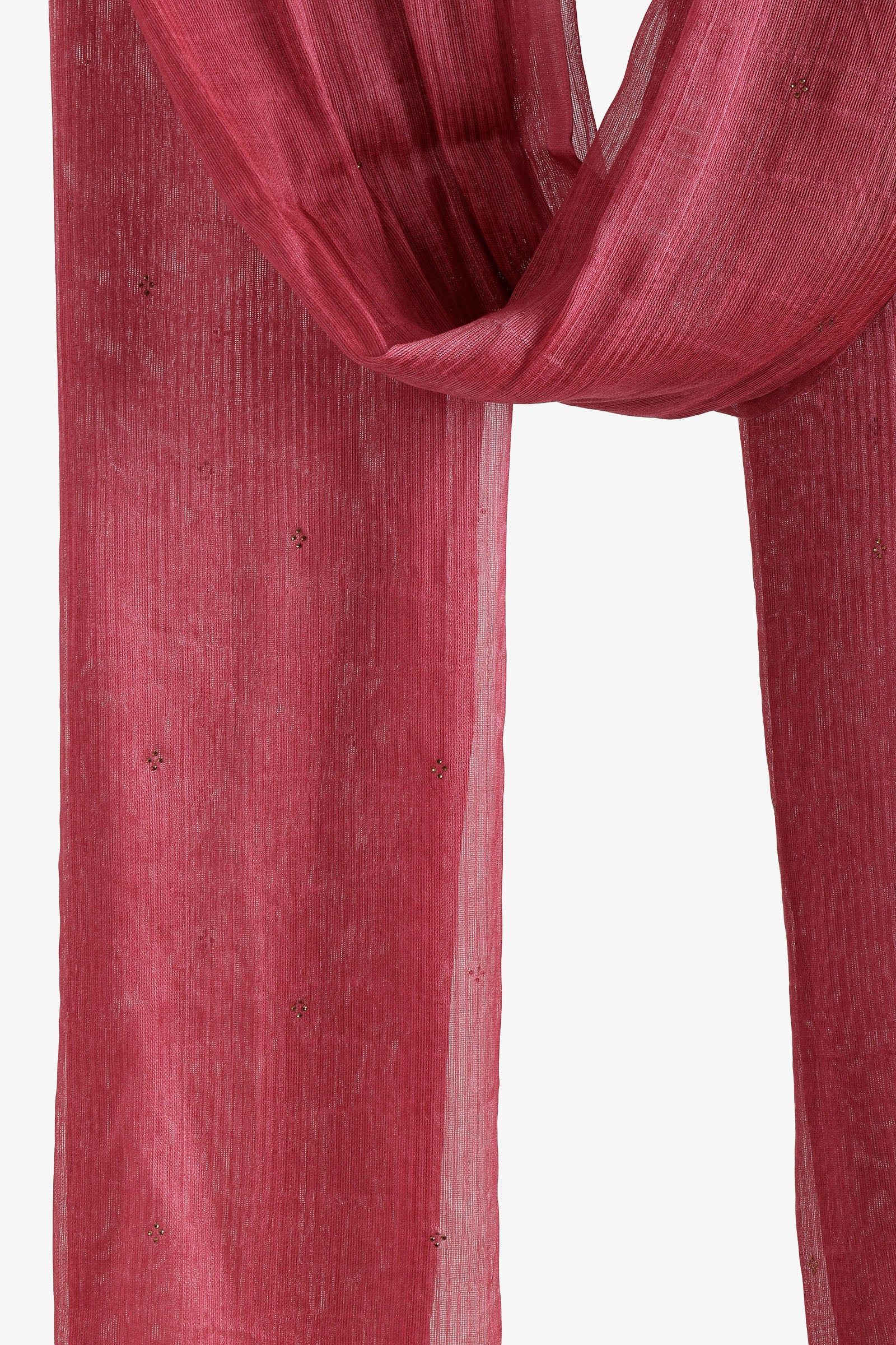 Embroidered Clusters Scarf