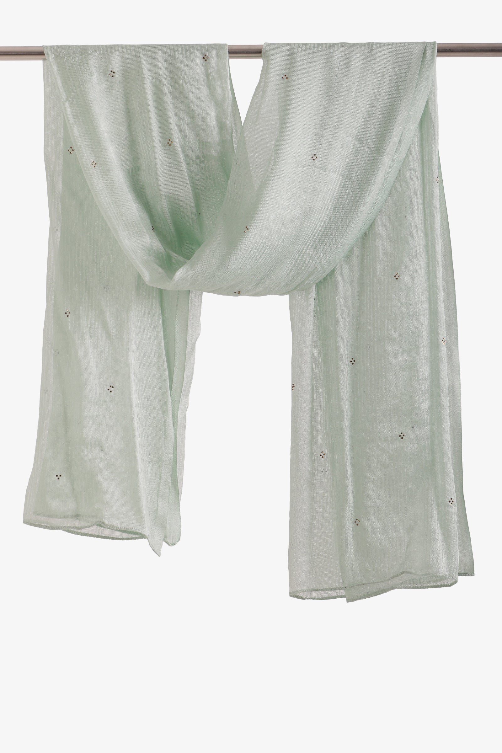Embroidered Clusters Scarf