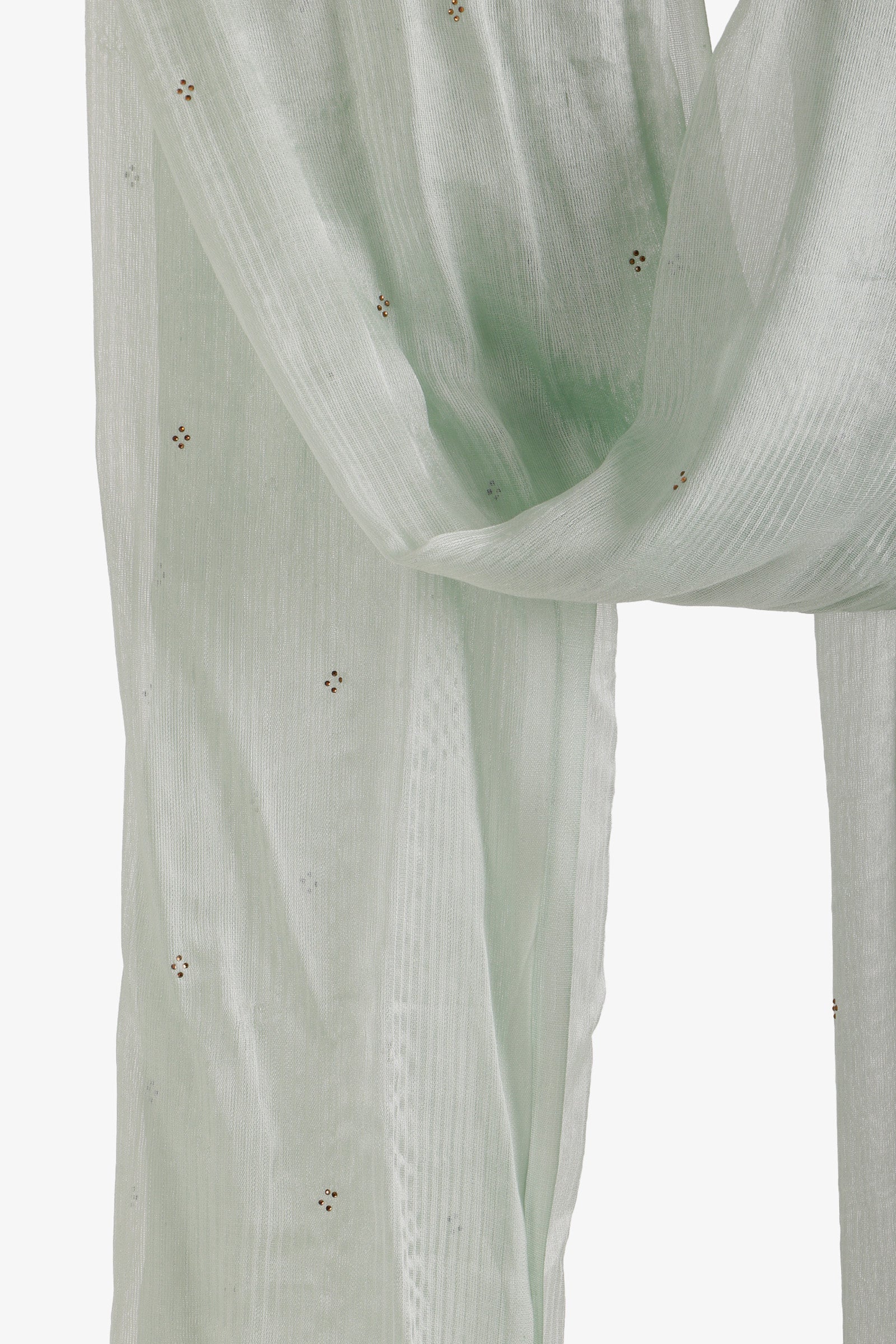 Embroidered Clusters Scarf