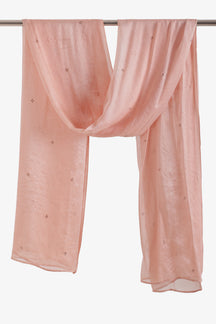 Embroidered Clusters Scarf