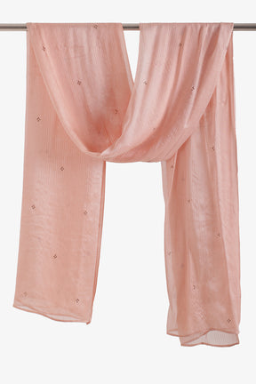 Embroidered Clusters Scarf